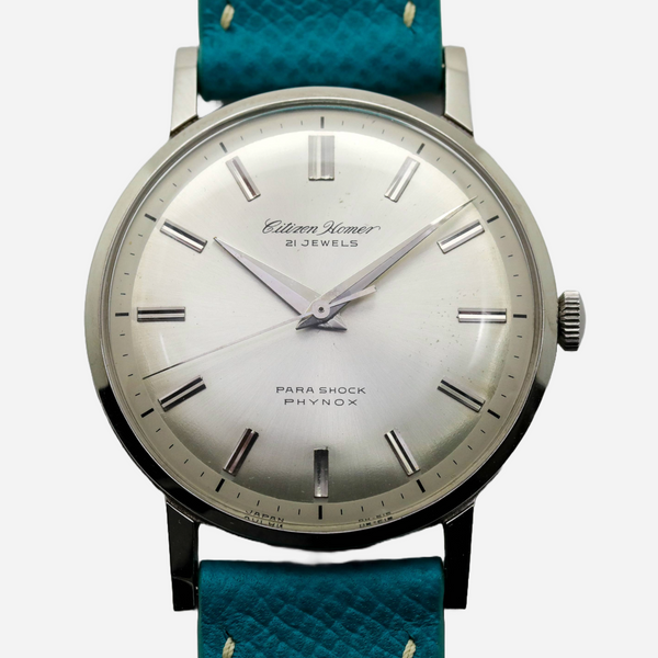 Citizen Homer Date Cal.1801 Vintage 17 Jewels Manual Winding