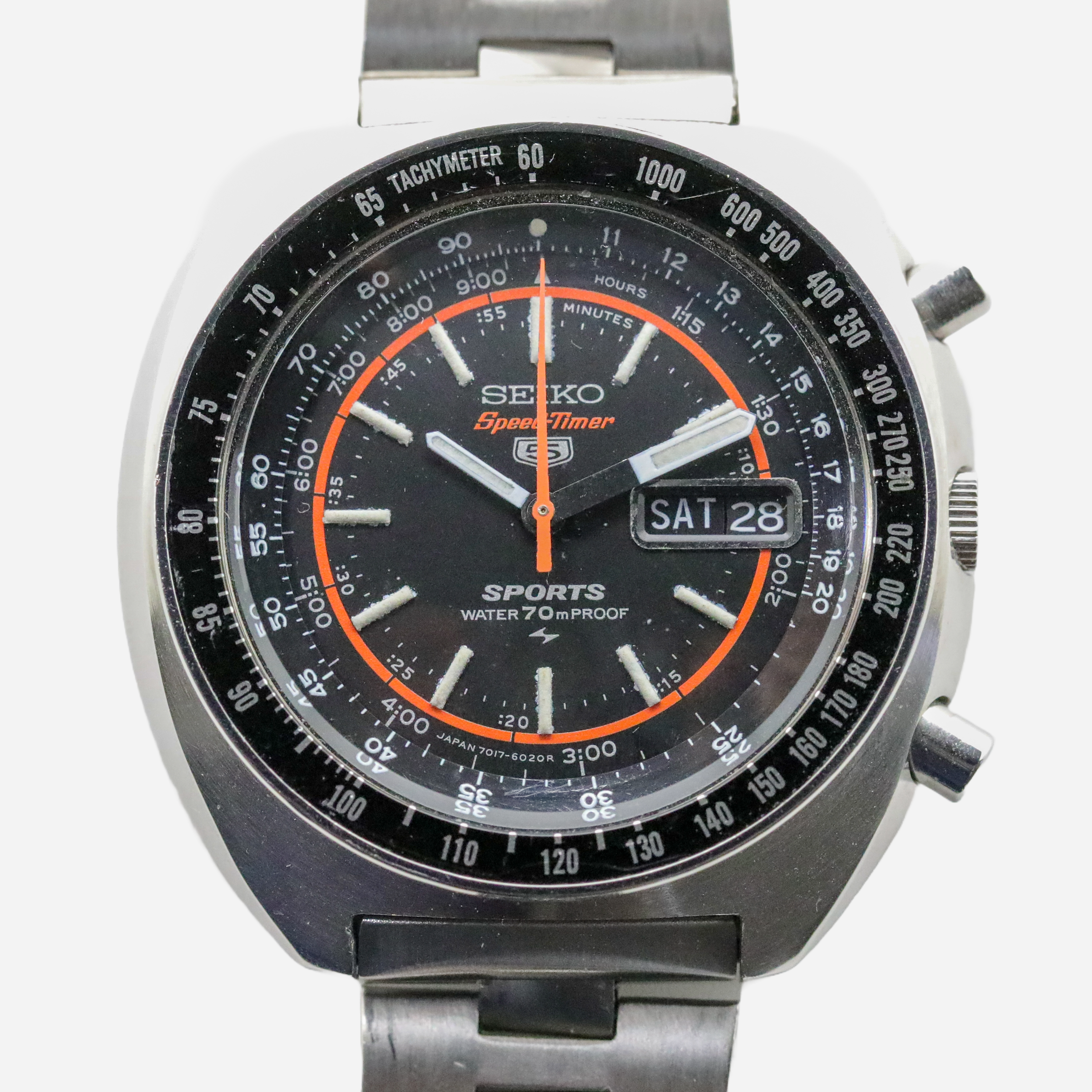 1円★稼働品【ブルガリ】SQ22SS　クアドラード　スイス製　ブラック文字盤　スクエア　シルバーカラー　QZ　レディース腕時計　オ842 ☆定形外可☆訳あり 格安☆セイコー SEIKO 5スポーツ 5SPORTS☆SRPB23K1