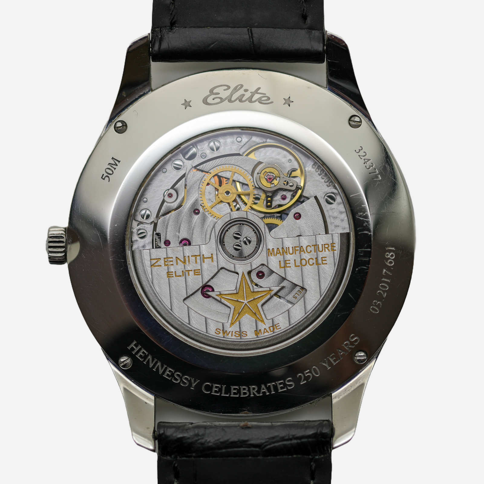 ジョンハン elite Zenith Elite Ultra Thin 'Hennessy 250th Anniversary'