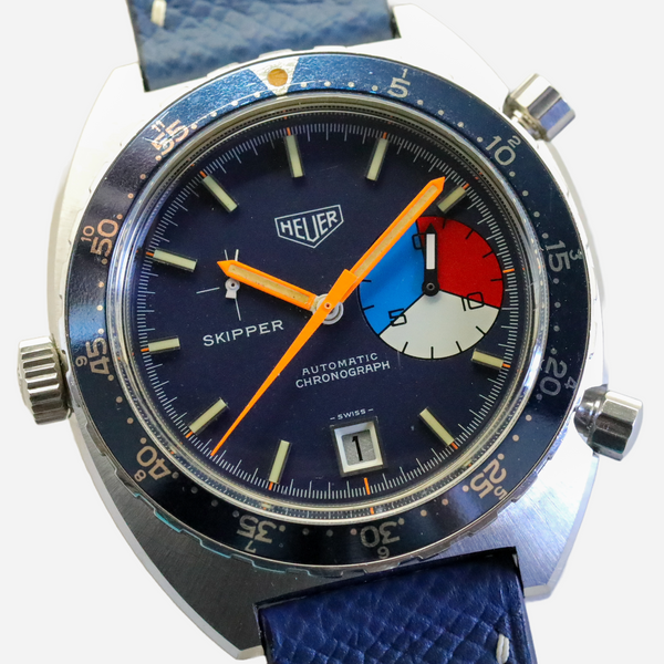 1972 Heuer Skipper Ref. 1564 With Box and Papers