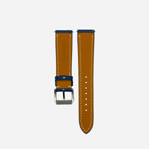 Navy Blue Epsom Calf Leather