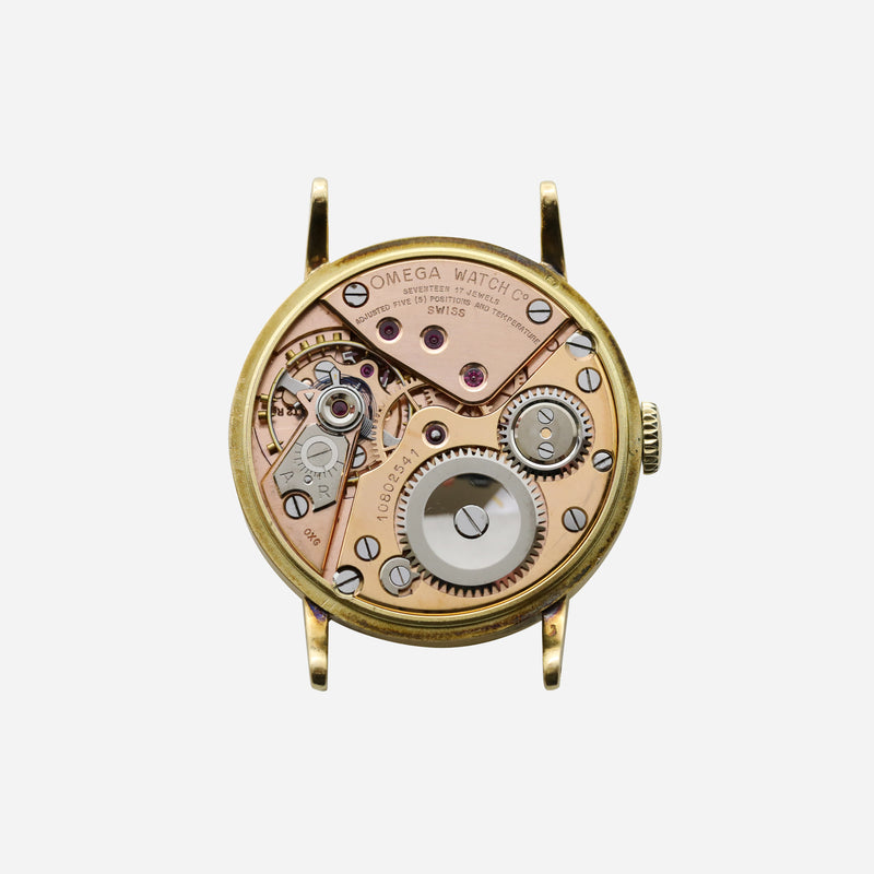 Omega 1940s 14k Yellow Gold Chronometre